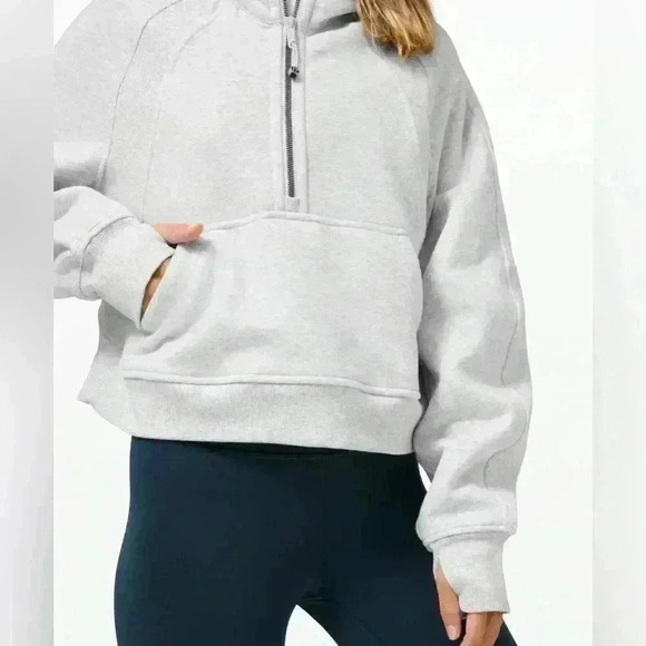Lululemon Scuba  Oversized 1/2 Zip Hoodie - Picture 4 of 6
